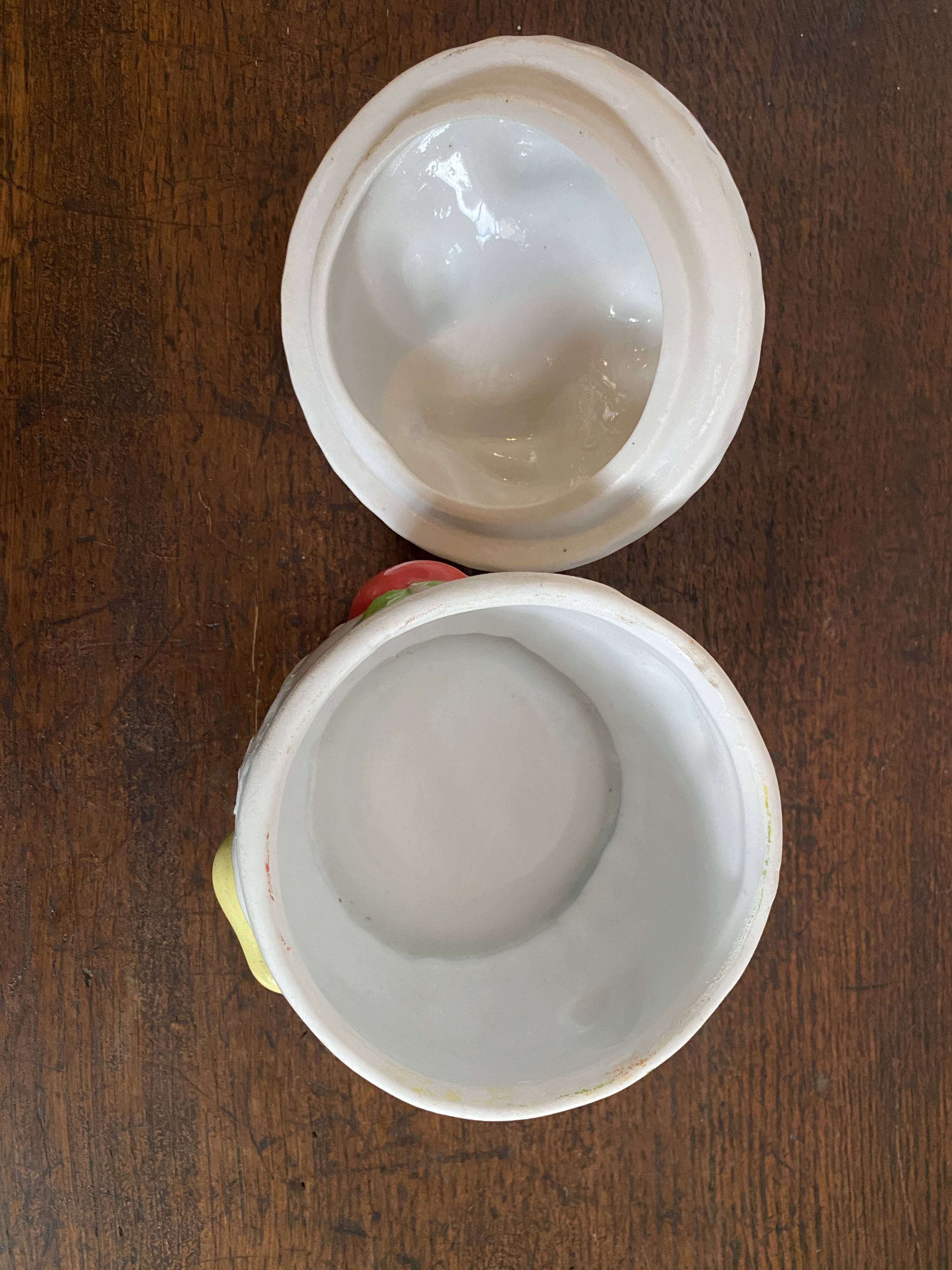 Candy box in fruit slip