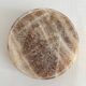 Straight round ashtray in vintage alabaster or onyx