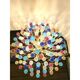 Grand Lustre en Verre de Murano Multicolore – Design Scénique