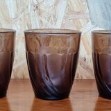 Set of 5 duralex water glasses