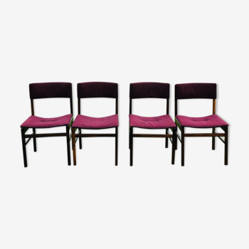 Purple rosewood chairs from Roche Bobois 1970