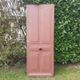 Old solid wood entrance door H225xW86cm right-hand push