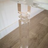 Table plexiglas & verre