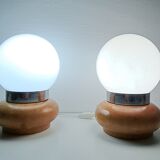 Paire de lampes de chevet vintage