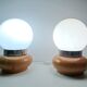 Paire de lampes de chevet vintage