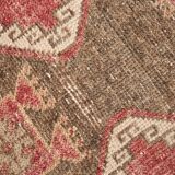 3x13 Vintage Red & Brown Classic Persian Runner Rug, 92x408Cm