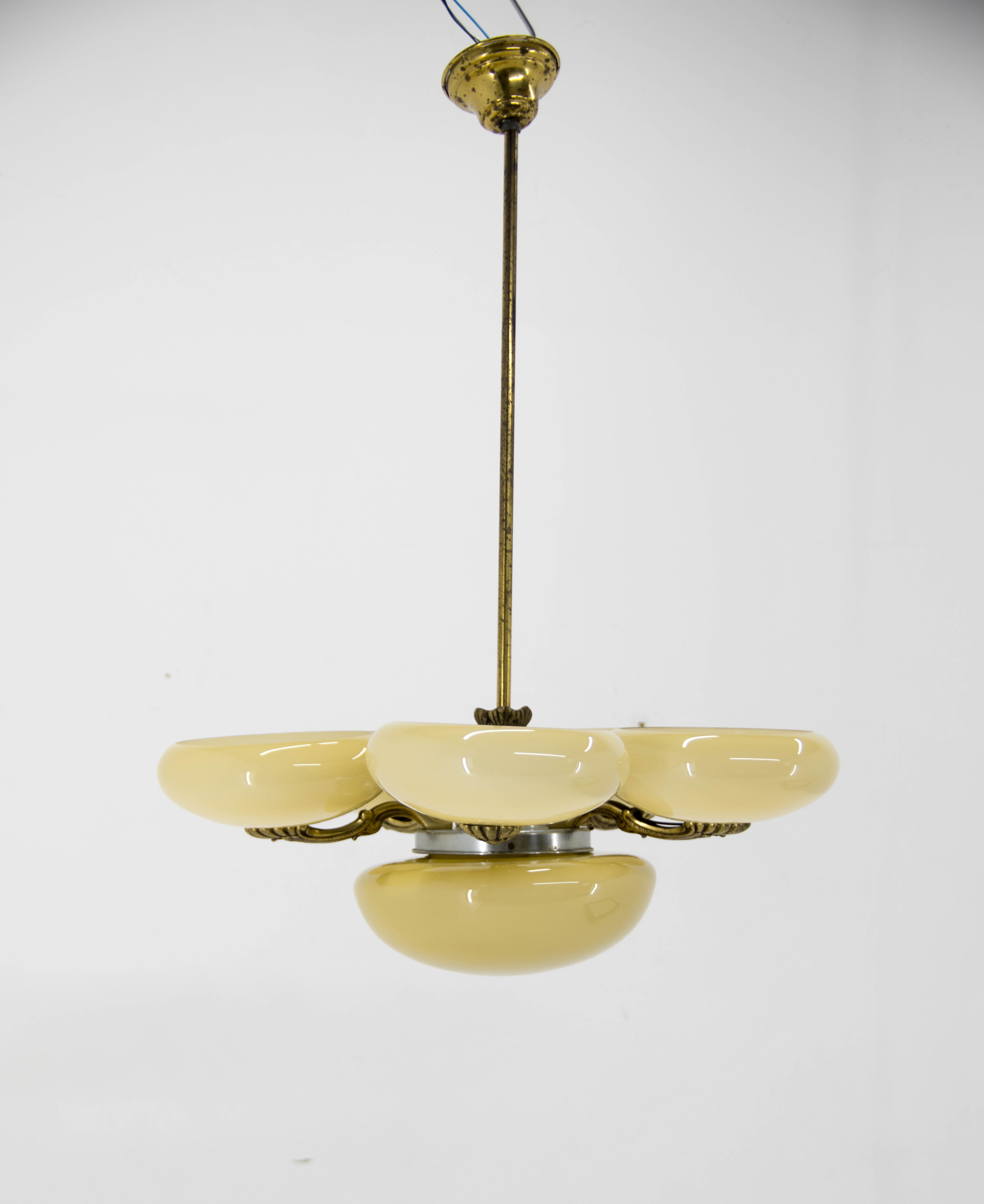 Art nouveau chandelier, 1930s