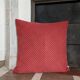 Coussin velours côtelé chevron