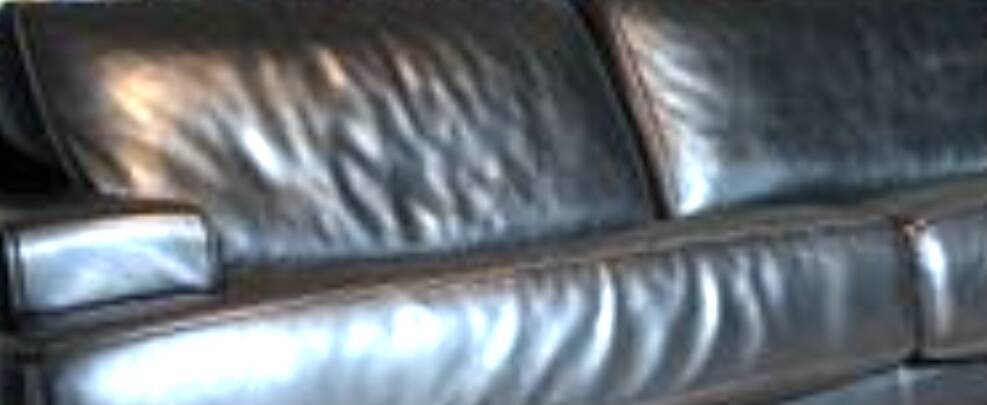 Rochebobois high-end leather sofa