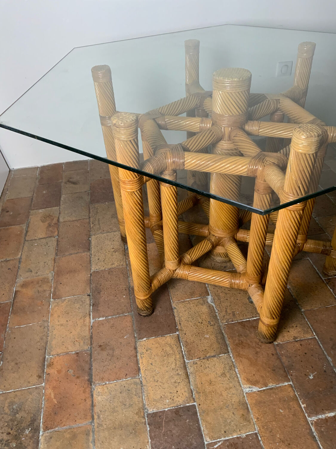 Modern and organic dining table