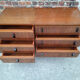 Vintage teak sideboard, large antique chest of drawers.