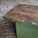 Îlot de cuisine vert établi antique