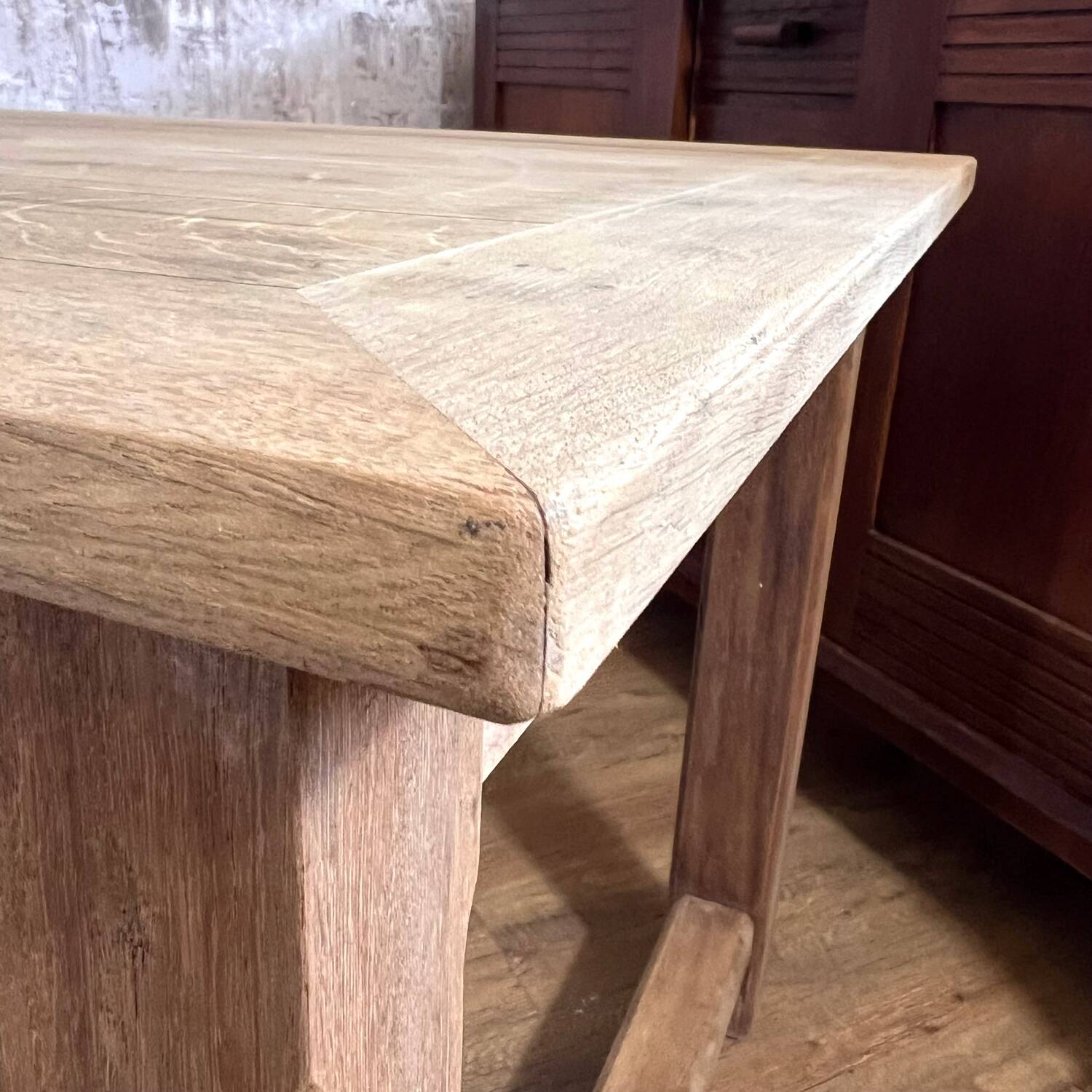 Oak farmhouse table