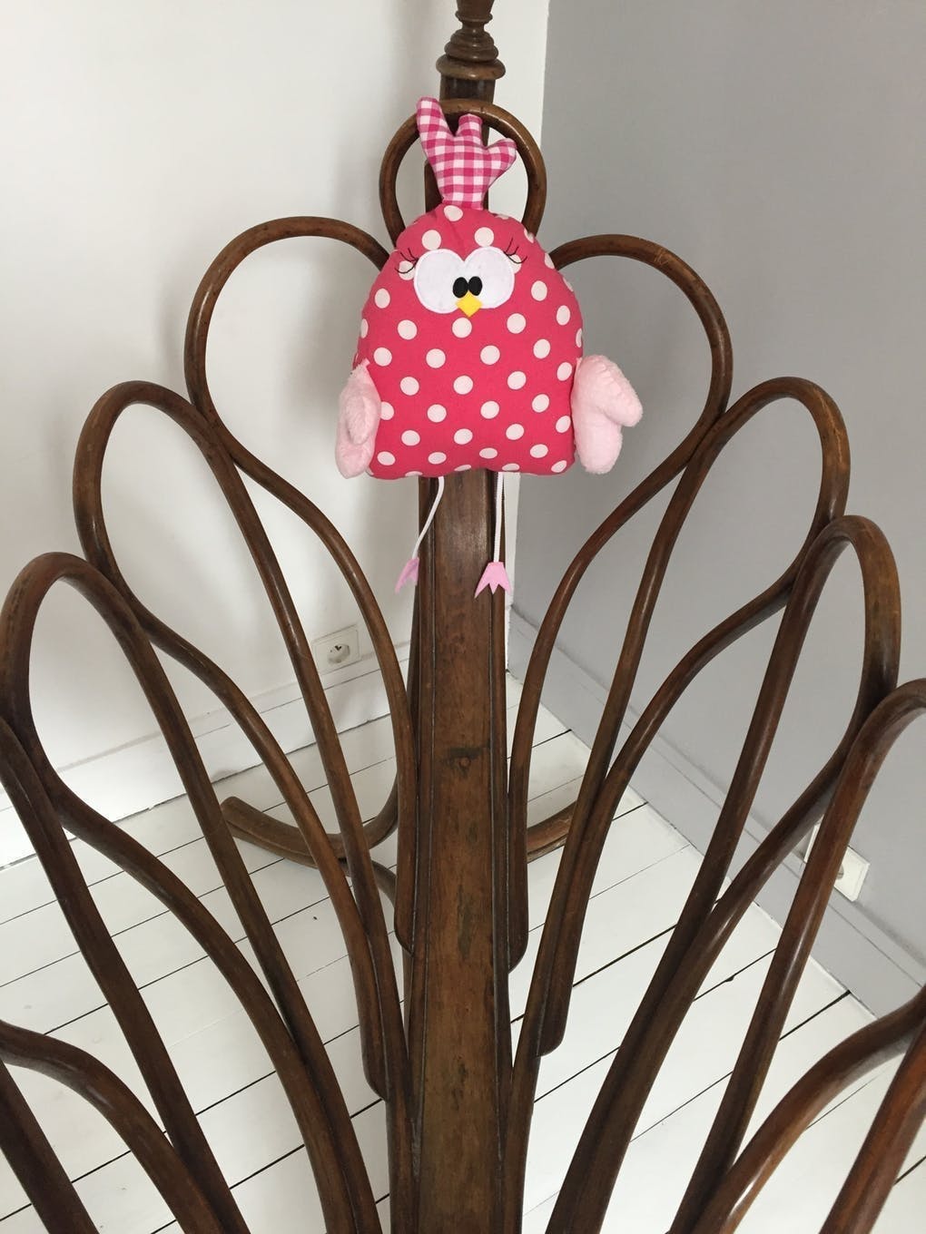 Vintage bentwood baby bed cradle