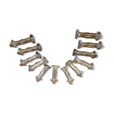 Set of 12 knife holders