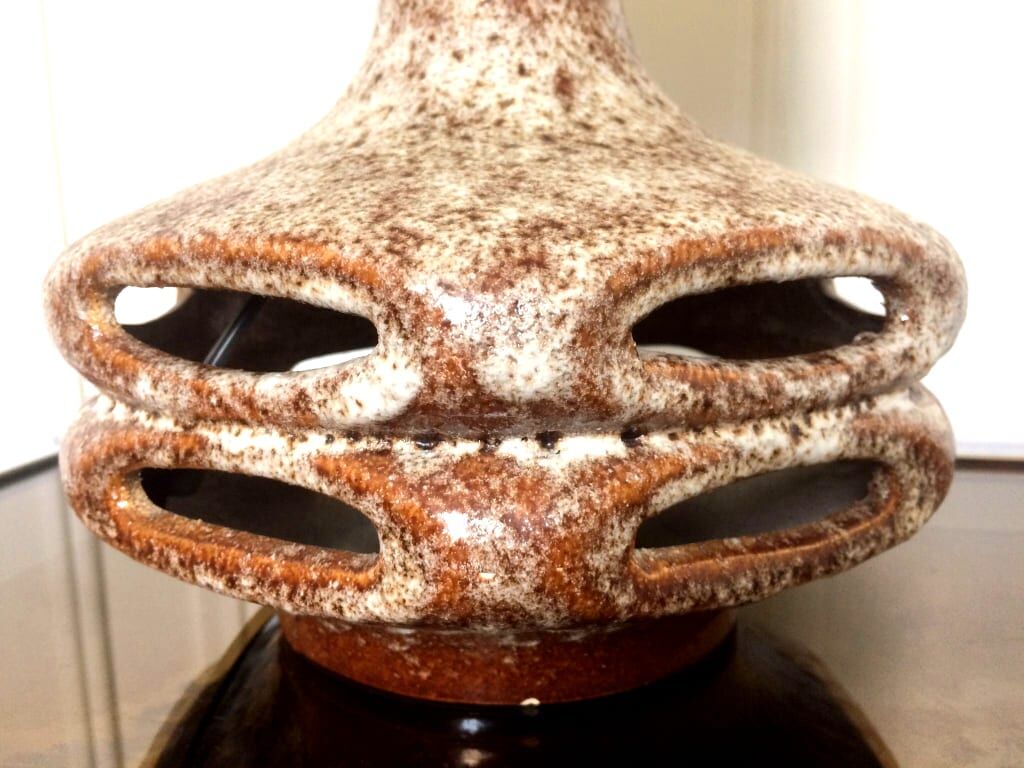 Vintage ceramic lamp, West Germany 1970