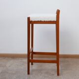 Mid-century teak swedish bar stool