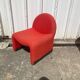 Paire de chauffeuses de marque Atal 1970 rouge