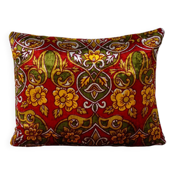 Vintage velvet cushion cover 48x56 cm