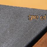 Set of 8 Knight Steel chairs, Gie El