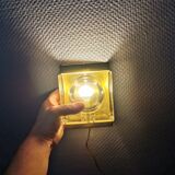 Very rare maritime wall lamp made by Danish Vitrika in the 1960s