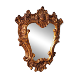 Gilded stucco mirror, late 19th century