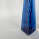 Pair of vintage glass soliflores vase 1970