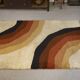 Rug published by Herforder Teppiche, 1970s pop art design.
