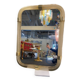 Rectangular "Torciglione" Wall Mirror Murano Glass in Barovier Style