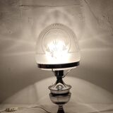 Lampe en table de cristal, Espagne, années 1960