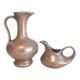 Set of 2 bronze jugs