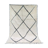 Tapis berbere beni ouarain motifs gravés 170x255 cm