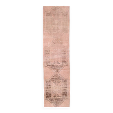 Turkish Rug Runner, 89x342Cm