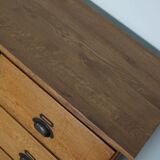 Large Vintage Dutch Oak Shop Cabinet / Sideboard, 1950s