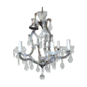 lustre à pampilles majestueux