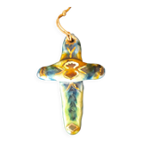 Vintage ceramic wall cross