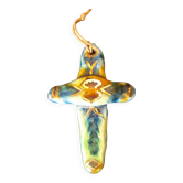 Vintage ceramic wall cross