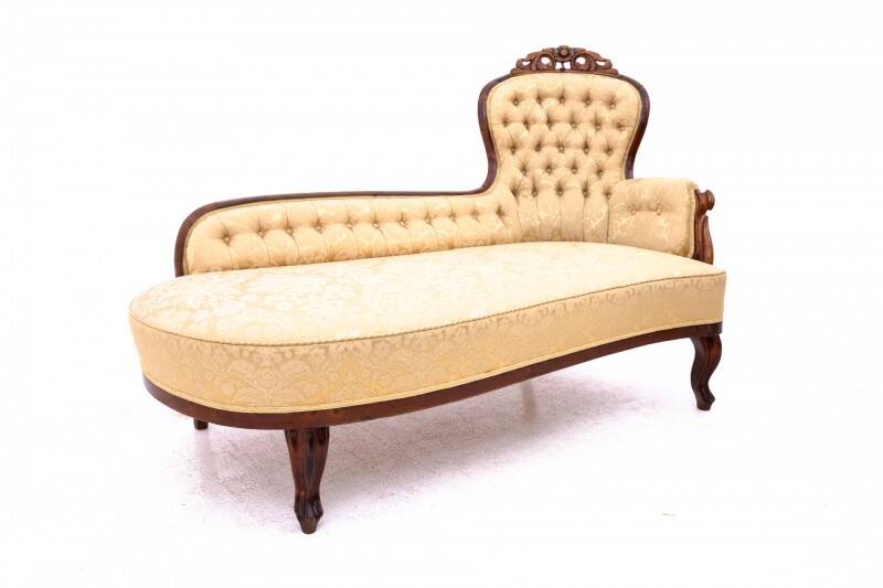 Chaise longue, France, circa 1890.