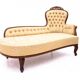 Chaise longue, France, vers 1890.