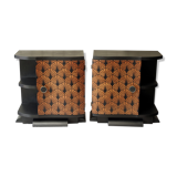 Pair of bedside art deco
