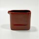 Brick Red Sakura Tea Service by Makio Hasuike for Franco Pozzi