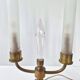 Pair of vintage candlestick lamps from the 1950s.