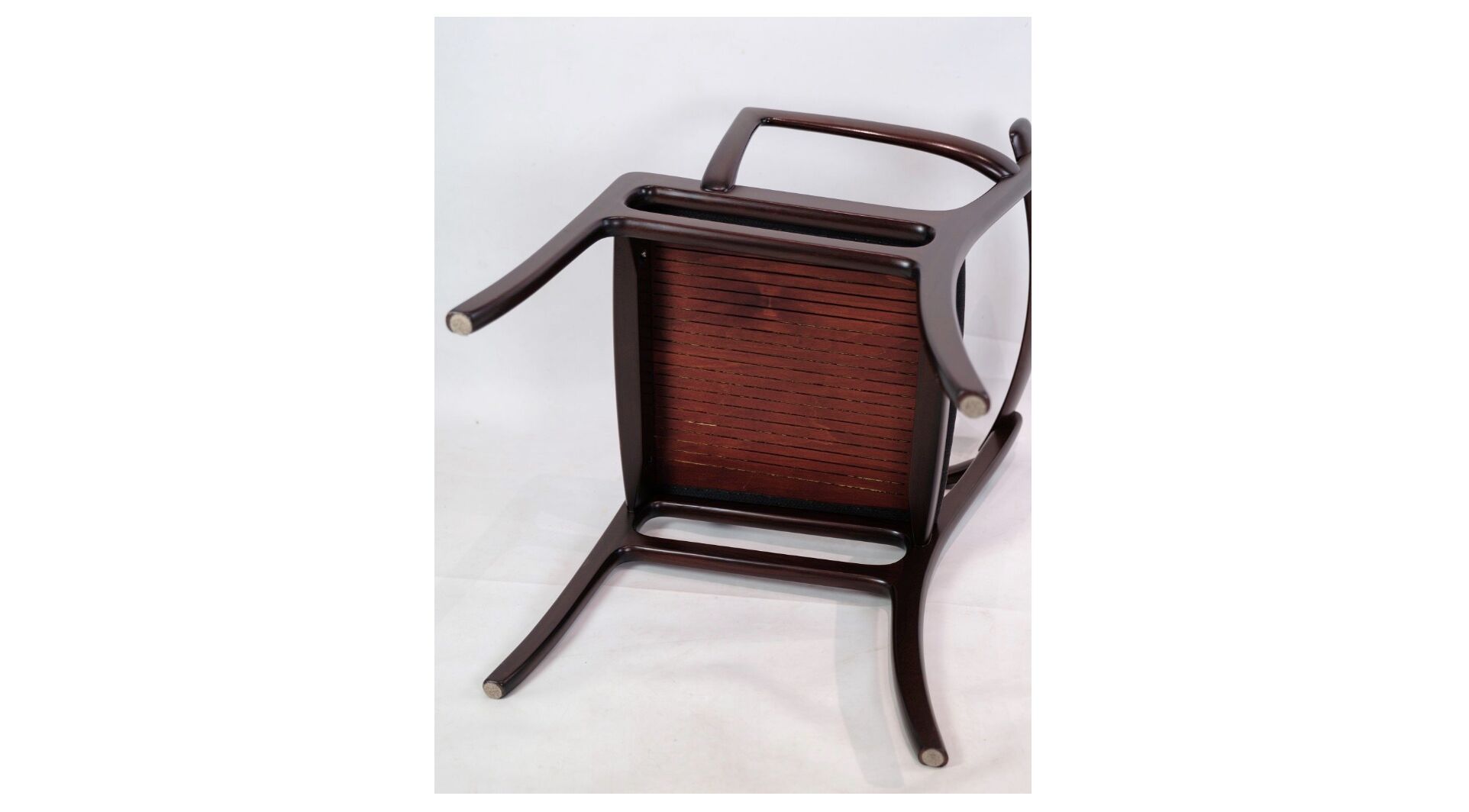 Set of Two Mahogany Rungstedlund Armchairs by Ole Wancher