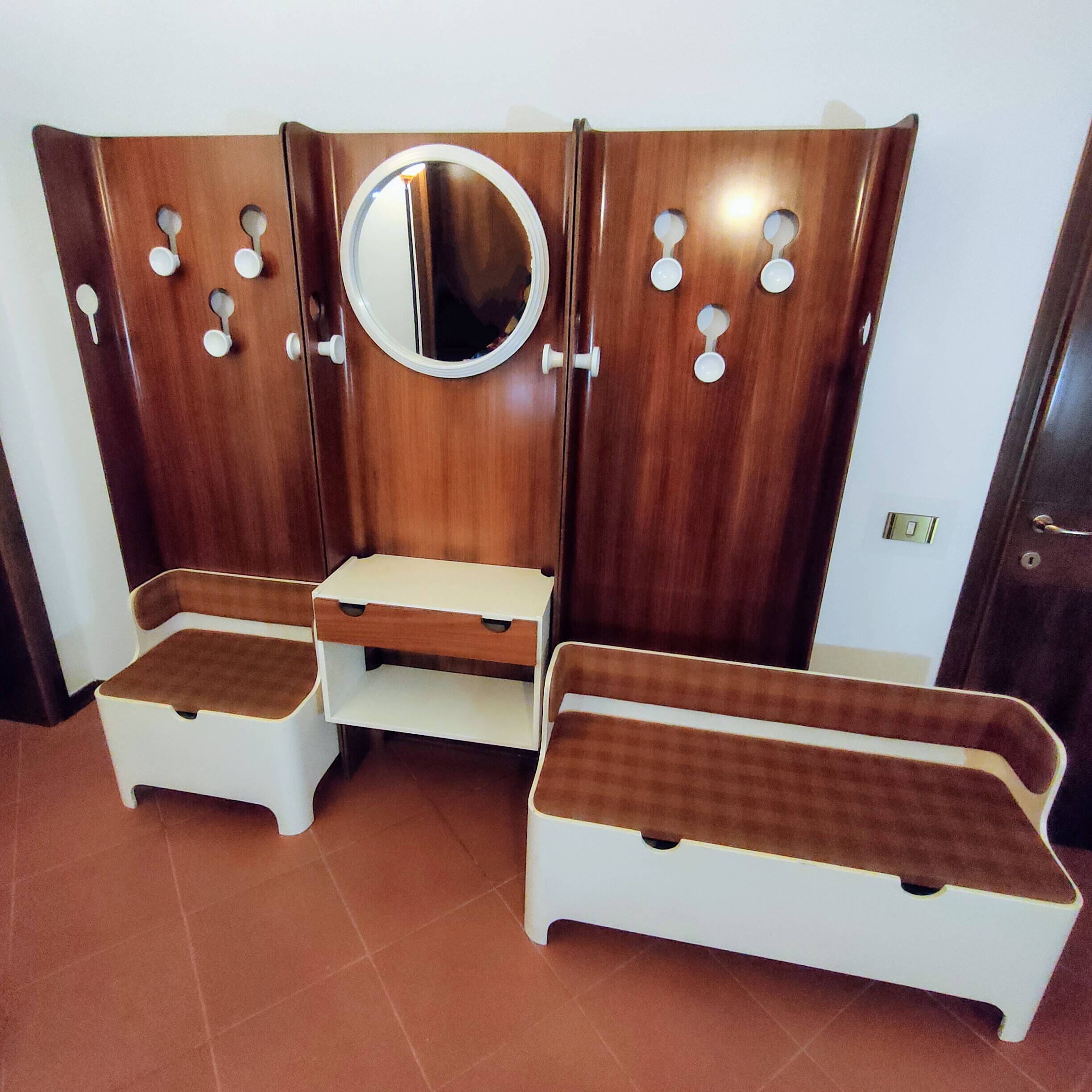 Icon of 1960s design – Carlo de Carli. Coat rack set.