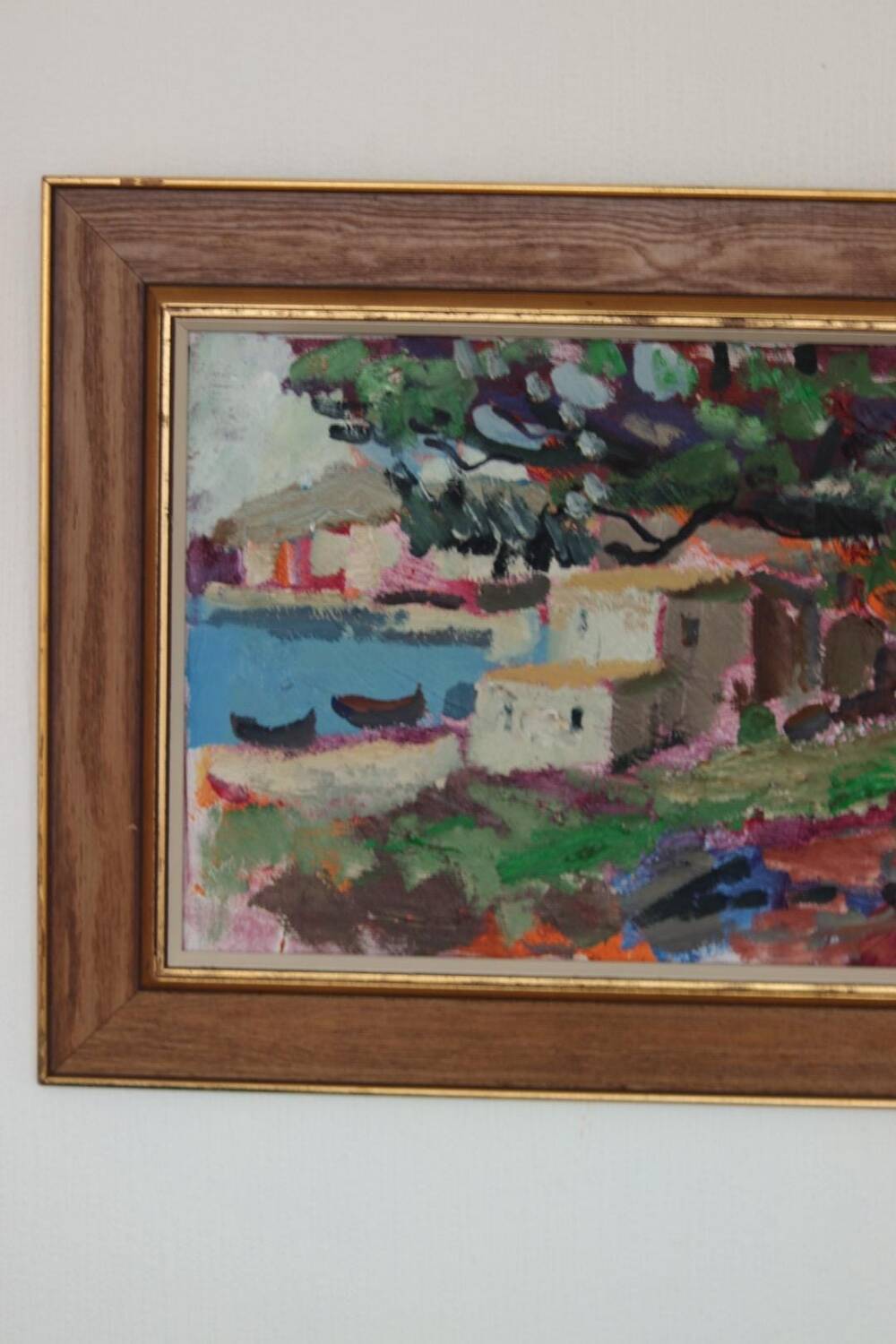 Swedish Oil on Canvas – “Obscured by a Tree” by Bertil Wahlberg