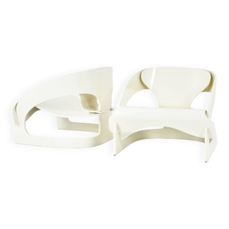 Pair of Model 4801 Armchairs by Joe Colombo for Kartell, 1960s