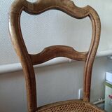 Chaise prie dieu cannage