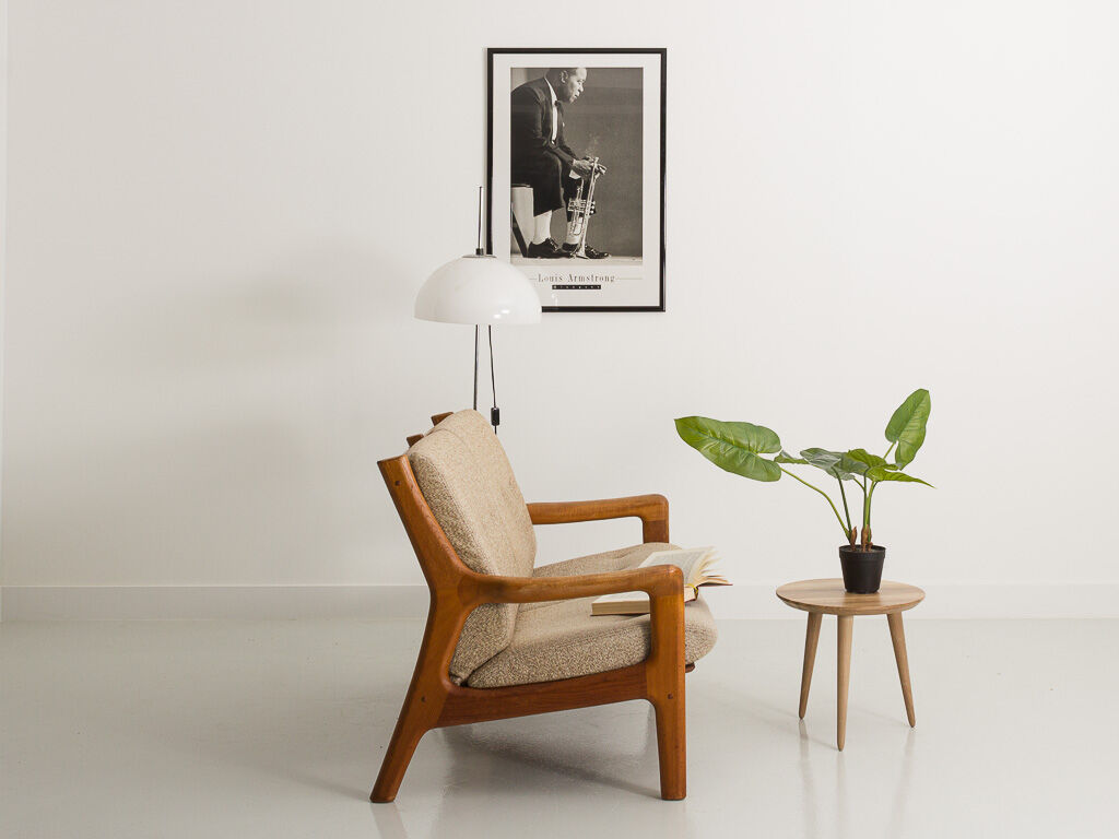 Bench, Danish sofa 2 places in teak by Gustav Thams, for Uldum Mobelfabrik, 1960