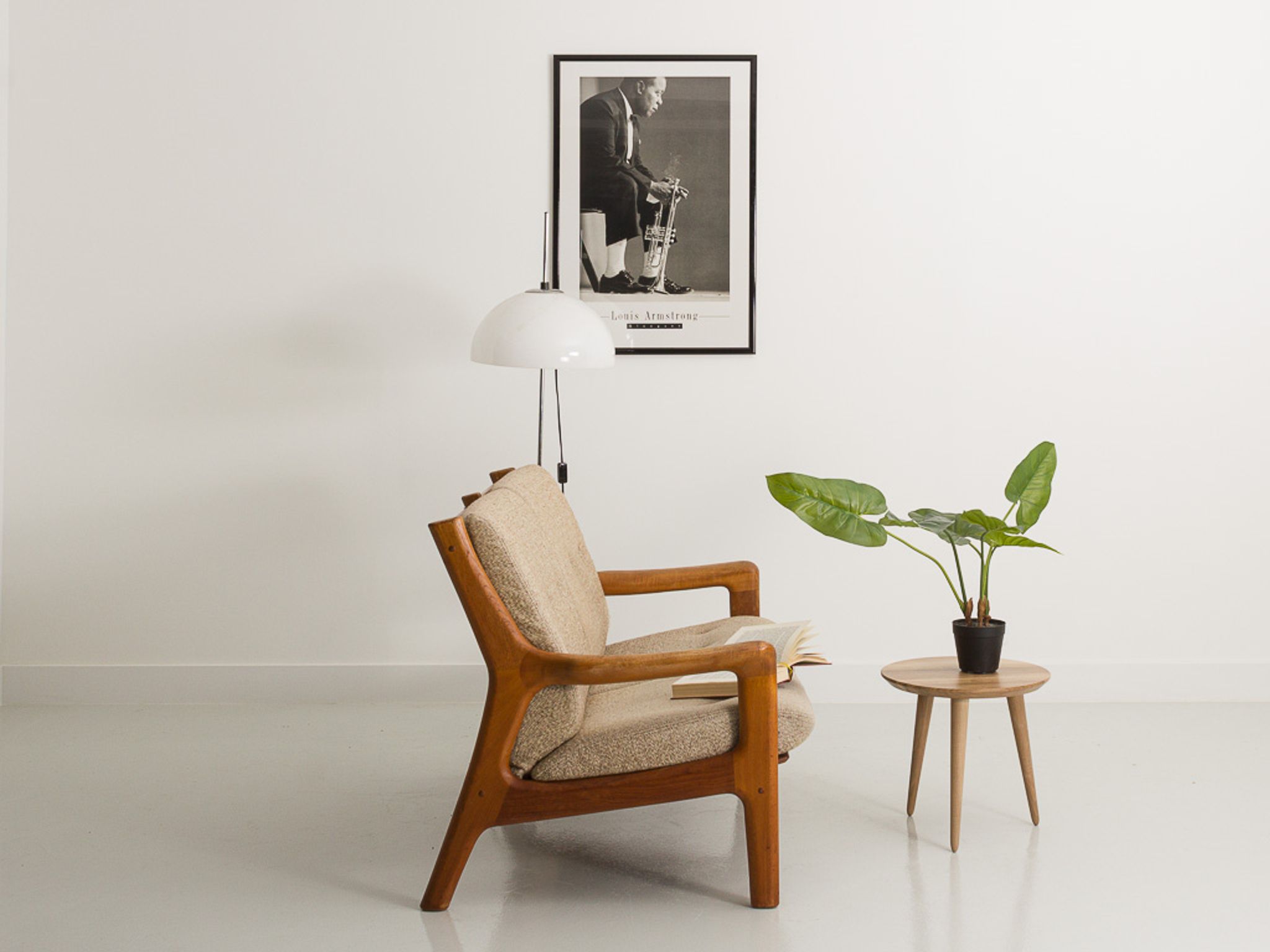Bench, Danish sofa 2 places in teak by Gustav Thams, for Uldum Mobelfabrik, 1960