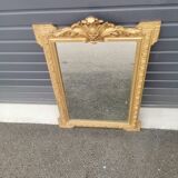 Louis XV style gilded mirror